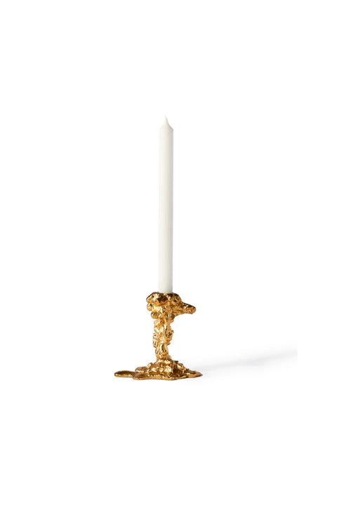 Drip Gold S Candle Holder