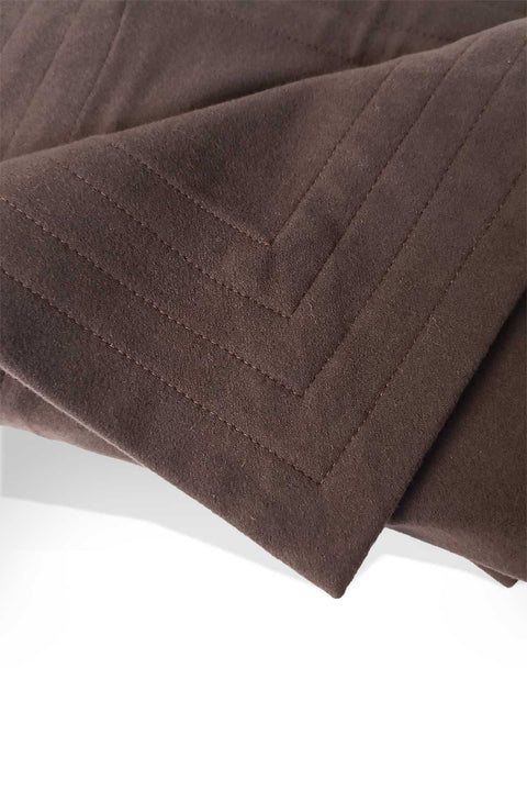 Manta Line Brown Wool