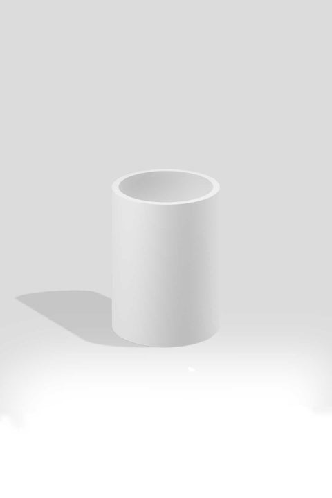 Bertumbler White Round Toothbrush Holder