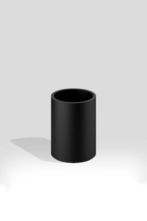 Bertumbler Black Round Toothbrush Holder