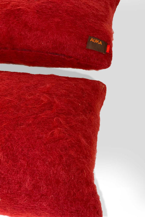 Cojín Auka Red Wool