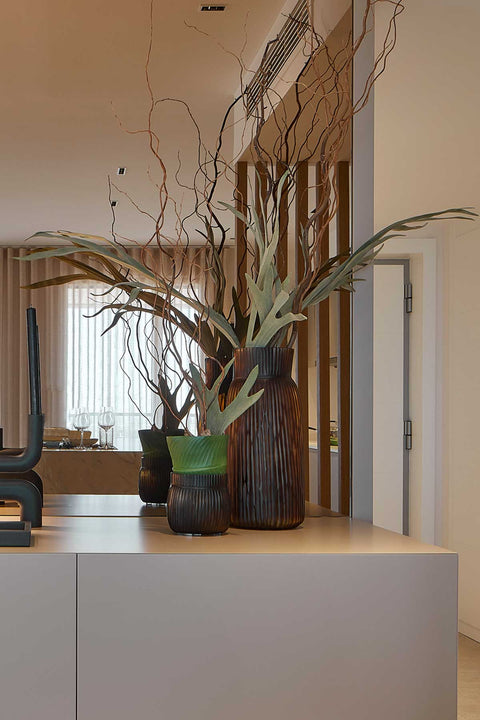 Jarrón Mathura Brown M