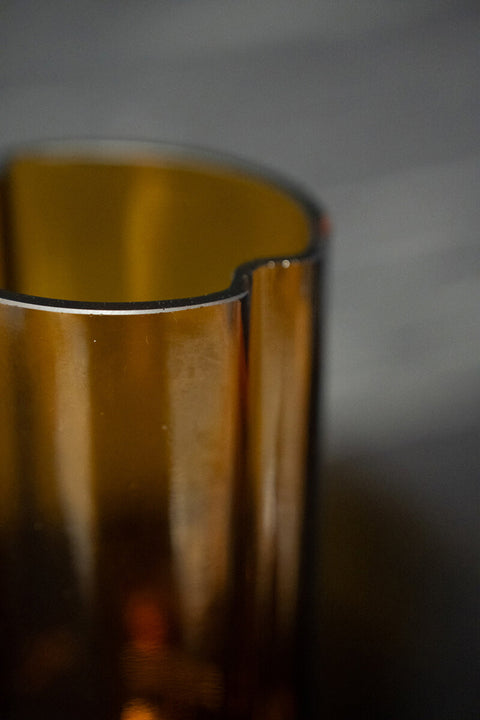 Jarrón Leroy Glass Caramel