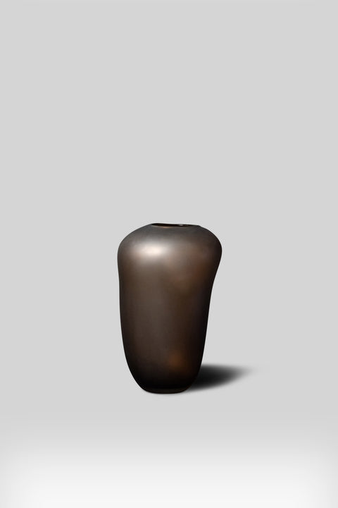 Jarrón Rune Glass Brown
