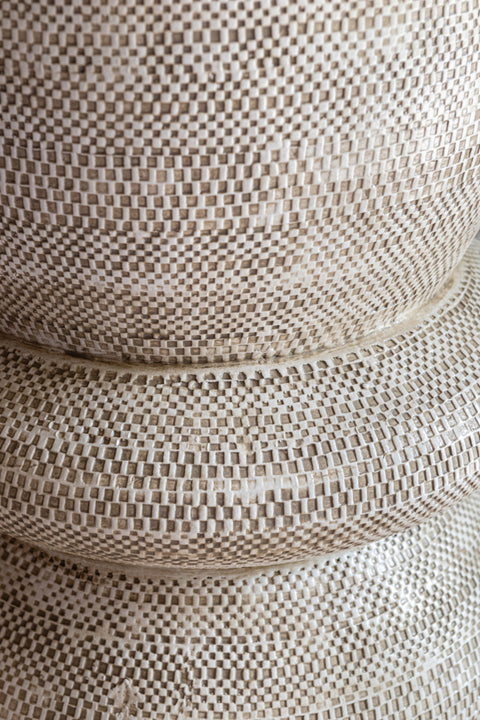 Taburete Siham Ceramic White