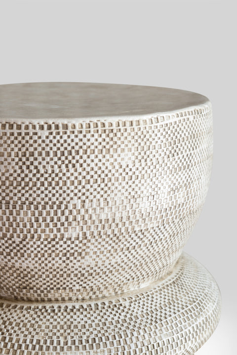Taburete Siham Ceramic White