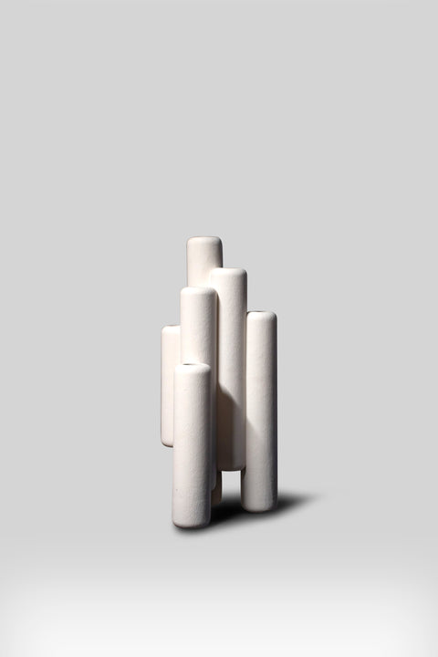 Jarrón Gode Ceramic White