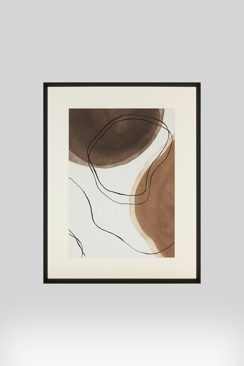 Cuadro Abstract Brown One