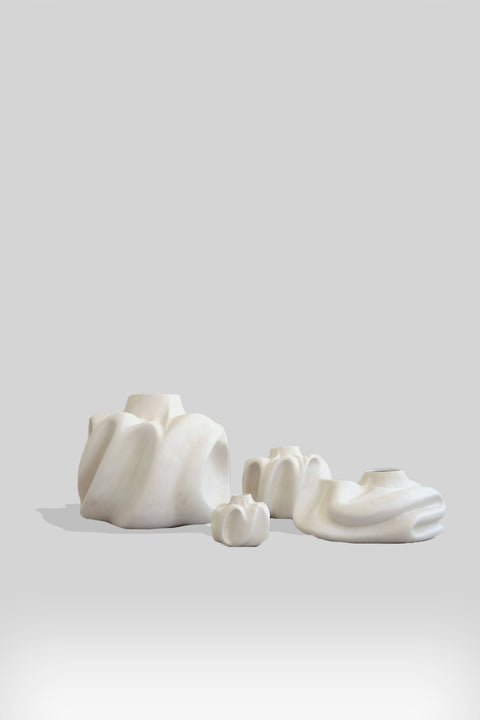 Jarrón Wabi Mini White